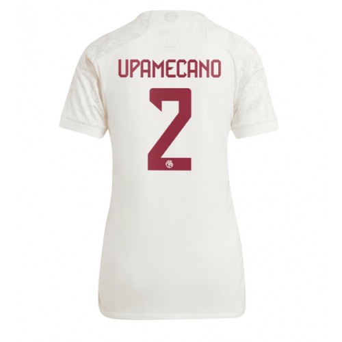 Maillot de foot Bayern Munich Dayot Upamecano #2 Troisième Femmes 2023-24 Manches Courte